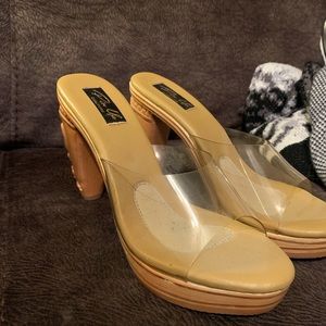 Wooden Tiki shoes